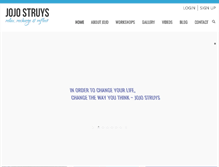 Tablet Screenshot of jojostruys.com